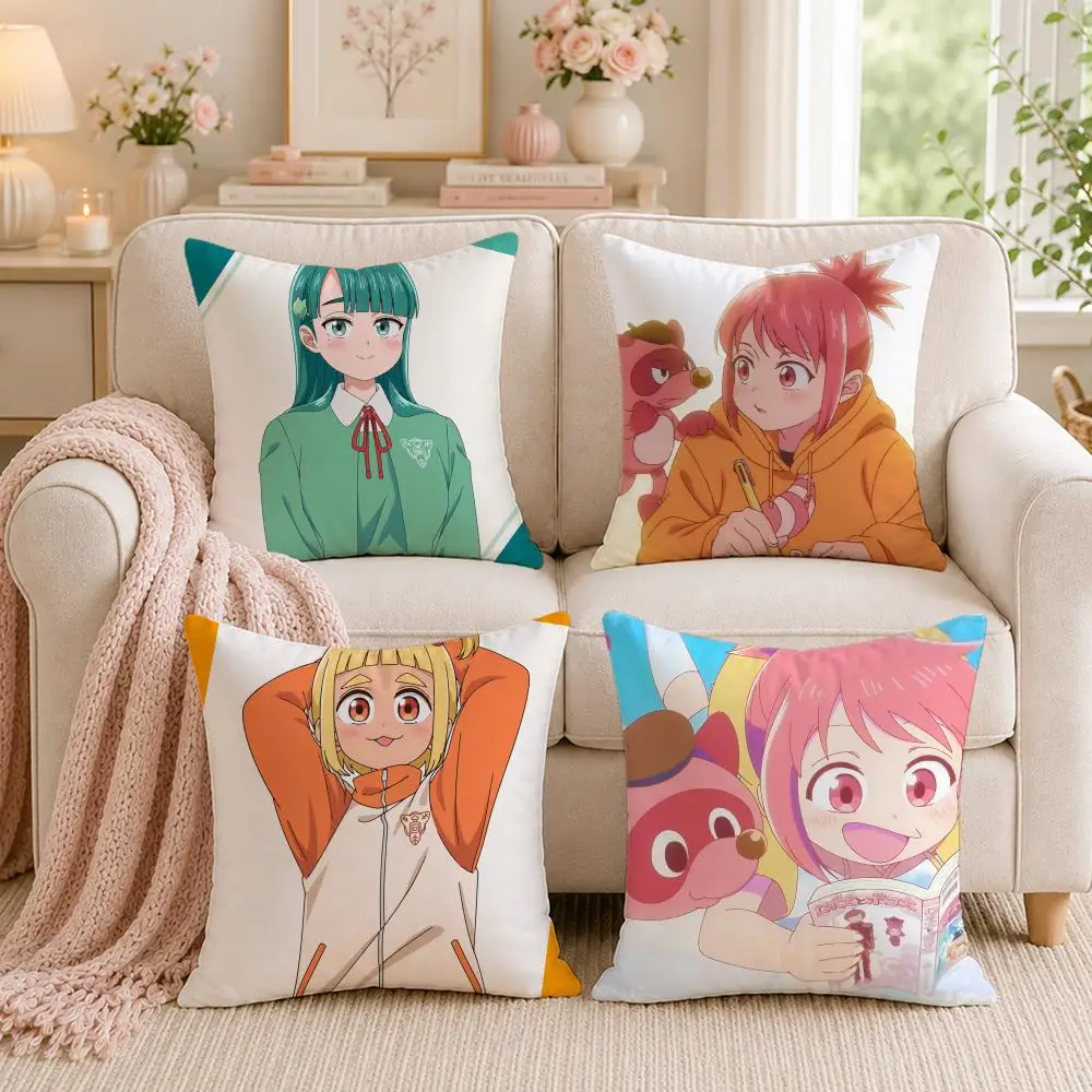 Dark Manga D-draw this then dieS Cushion Cover Double-Sided Printed Pillow Cover Hypoallergenic Dust-Mite Proof