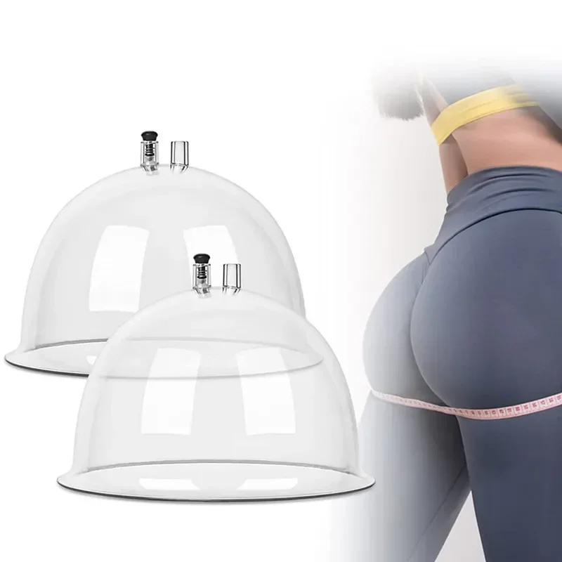 10inch Vacuum Cups Breasts Suction Big Size Buttocks Enlargement Hip Lifting Pump Cupping Machine Replacement With Y-Hose 2pcs - view 3