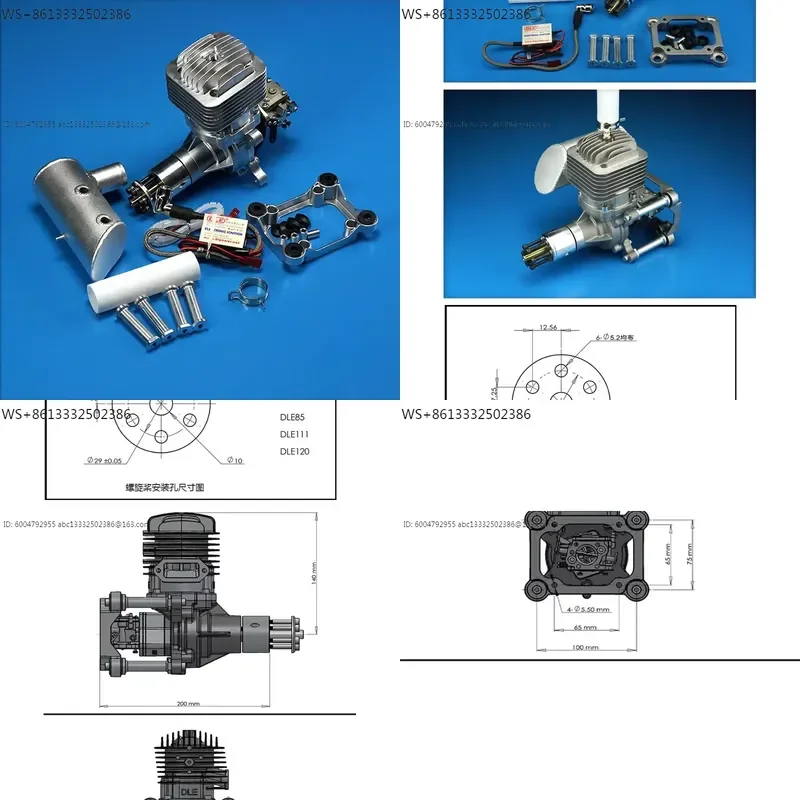 DLE85 Model Engine 85CC Engine Quality Assurance