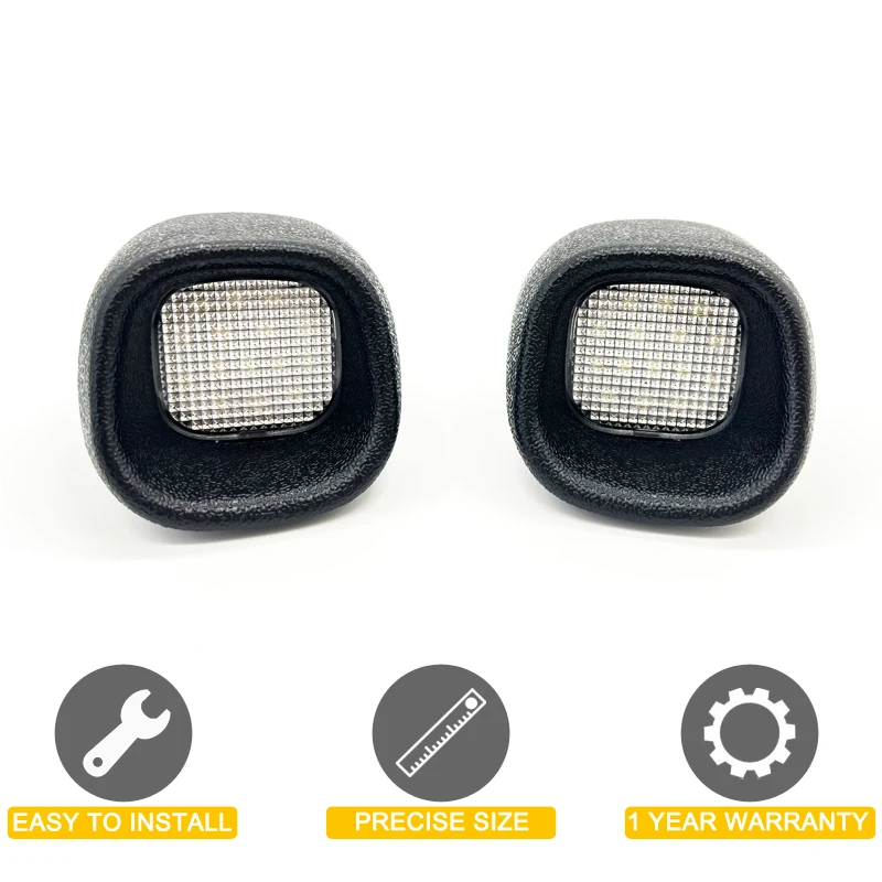 2Pcs White LED Number License Plate Light For Chevrolet Blazer 1998-2005 S10 1998-2004 For GMC Jimmy Sonoma Oldsmobile Bravada