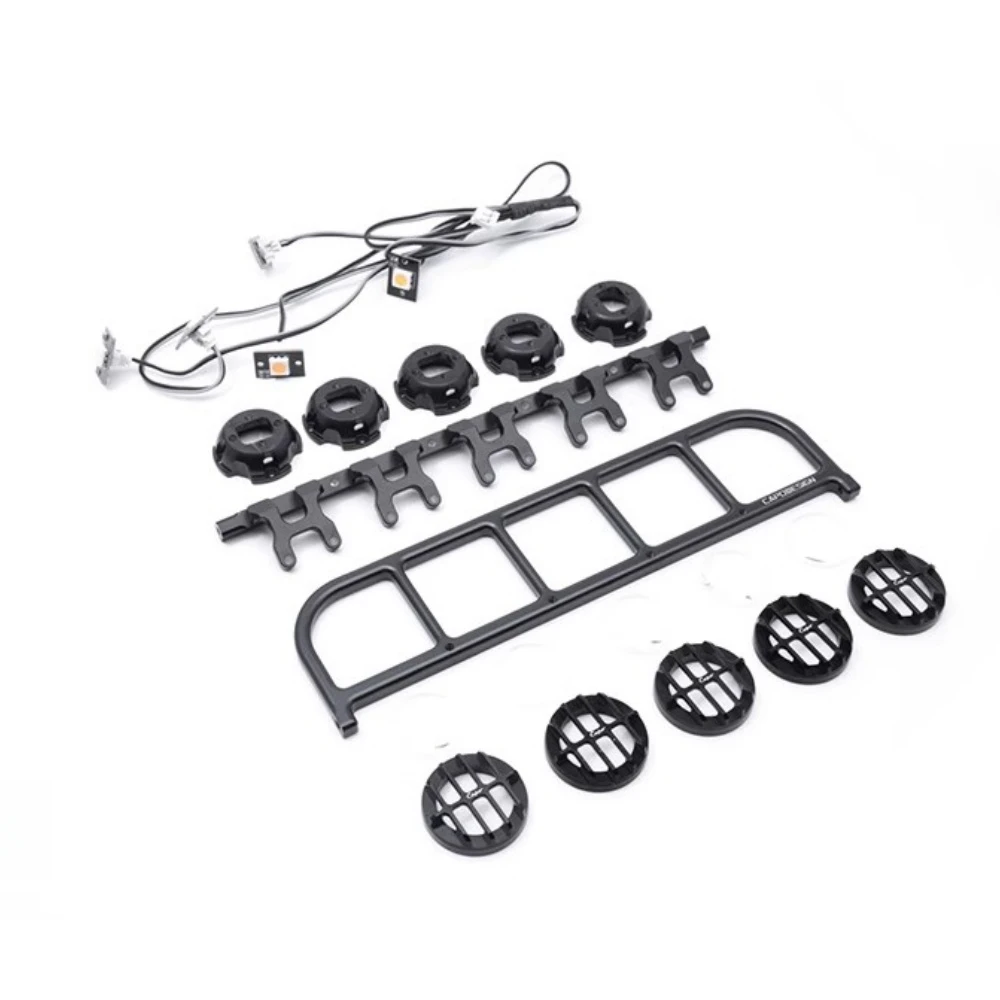 

Scale 1/8 Metal Roof Lights fits Capo CD1582X Queen Rock Crawler 1 8 RC Car