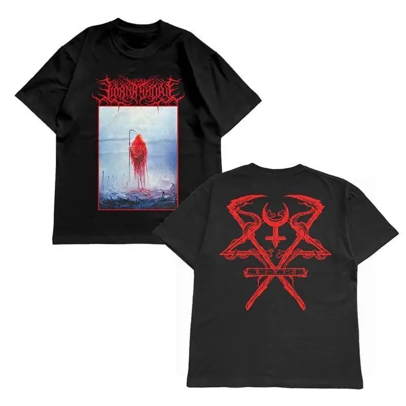 

Rock and Roll Cotton Man and Woman Base T-shirt, LORNA SHORE American Dead Core Band Album Cover Metal Peripheral