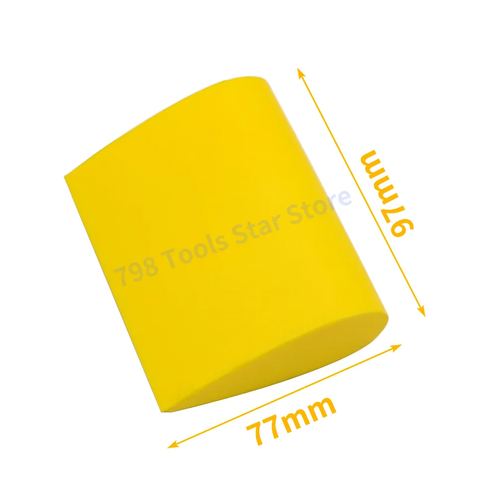 16PCS Hand Sanding Block Set,Hook & Loop Interchangeable Assorted Convex & Concave Shapes for Sanding or Polishing in Auto Body