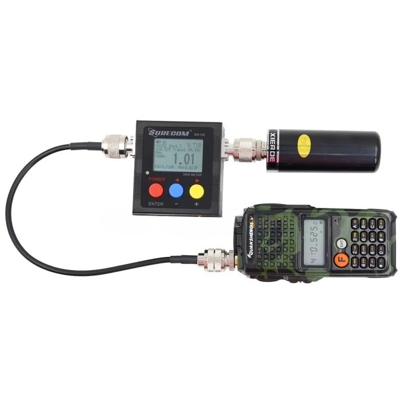 Standing Wave Meter  Power Meter SW-102 Test Walkie-talkie  Vehicle Antenna Standing Wave Power  Digital Display Frequency Meter
