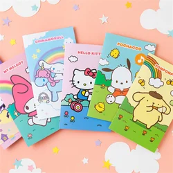 Kawaii Sanrio Sticker DIY Hand Account Diary Decorative Hello Kitty Kuromi Funny Cartoon Christmas Birthday Gifts Kids Toys