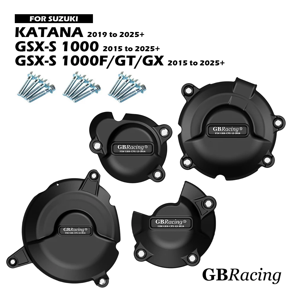 

GSXS1000 F GX KATANA 2015-2025 + GBRacing Engine Protect Cover For SUZUKI Motorcycle Clutch Pulse Protection Cover Accessories