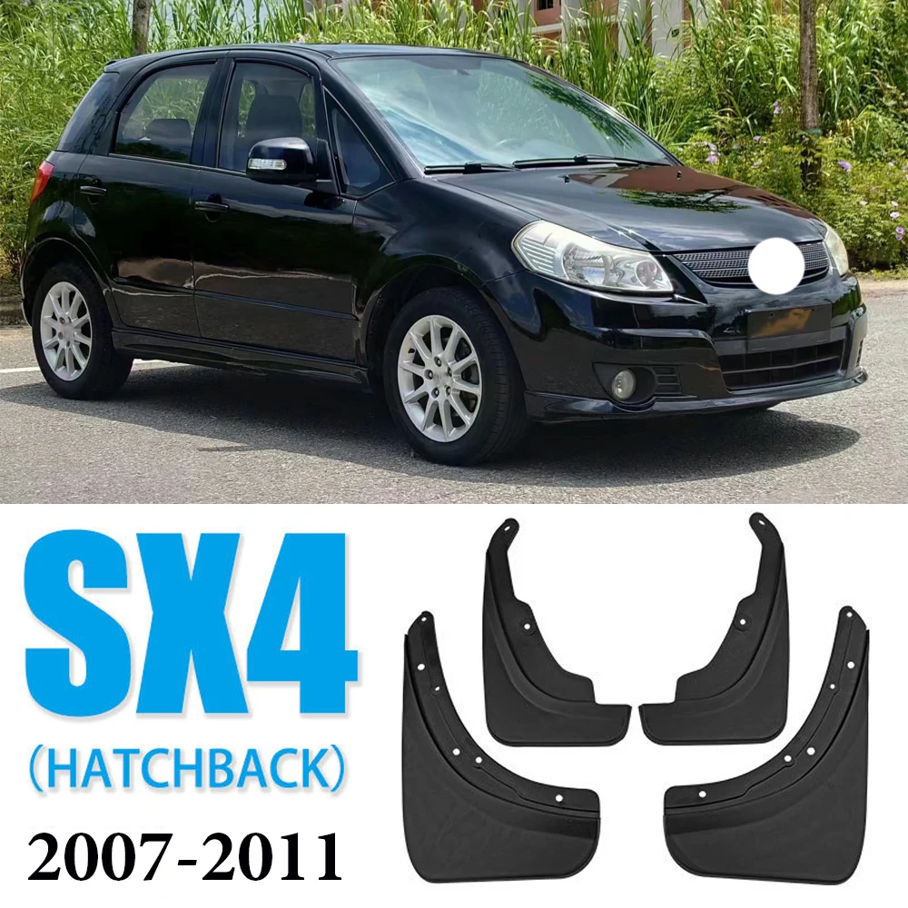 

Car Mud Flaps For Suzuki SX4 2007 2008 2009 2010 2011 Hatchback MudFlaps Fender Mud Guards Splash Mudguards Accessories