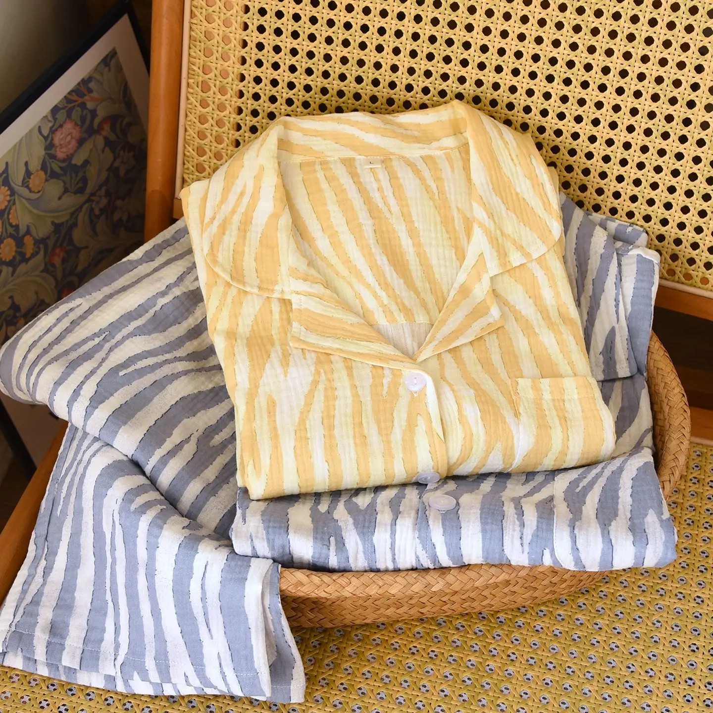 

Couple Pajamas Sets 100% Cotton Home Clothes For Men And Women Spring New Long-Sleeved Loungewear 2 Piece Sleepwear Suit