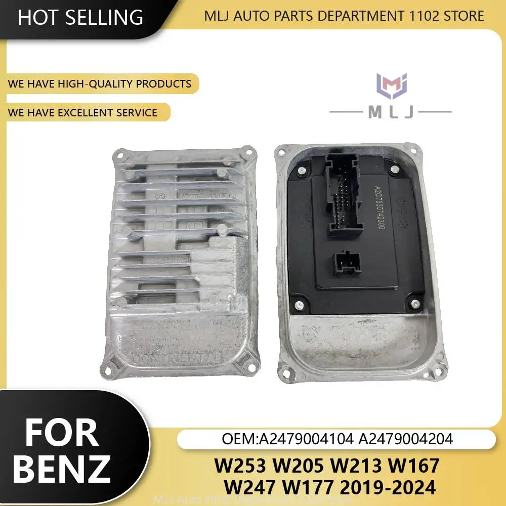 

A2479004104 A2479004204 For Mercedes-Benz W253 W205 W213 W167 W247 W177 2019-2024 Headlight DRL Ballast LED Driver Module Unit