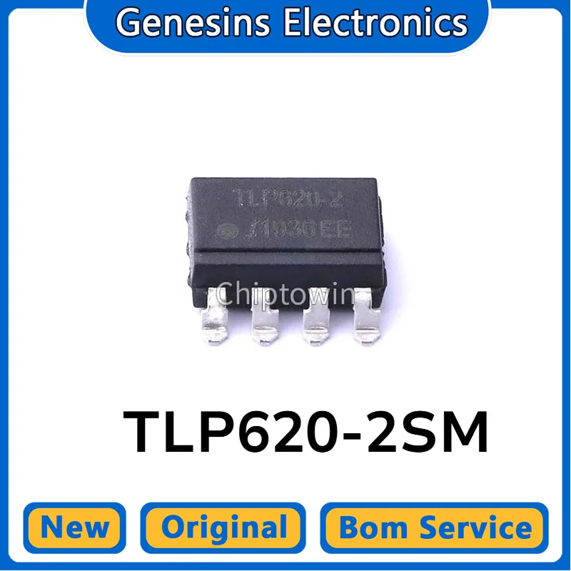 5/50/500 pcs Original, Transistor Output Optocoupler TLP620-2SM SMD-8P TLP620-2GB WN7