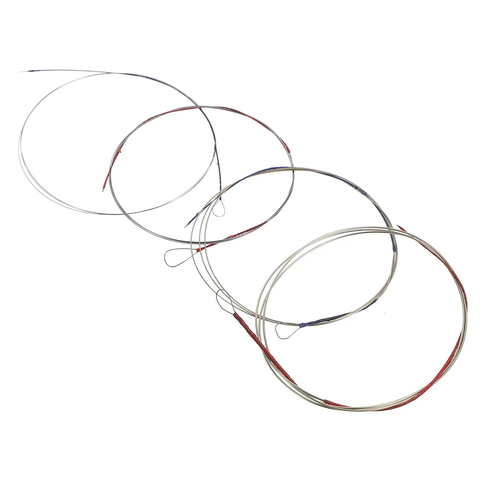 4 Pcs Liuqin String Set Chinese Instrument Instruments Musical Parts and Accessories Replace Accessory