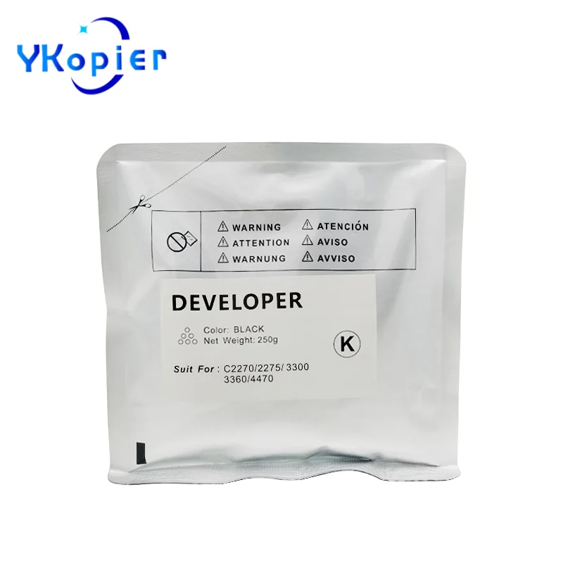 C2260 Original Used CMYK 250G Developer Powder For Fuji Xerox C2260 C3300 C3370 C3375 C5570 C5575 C7545 C7535 C7556 Developer