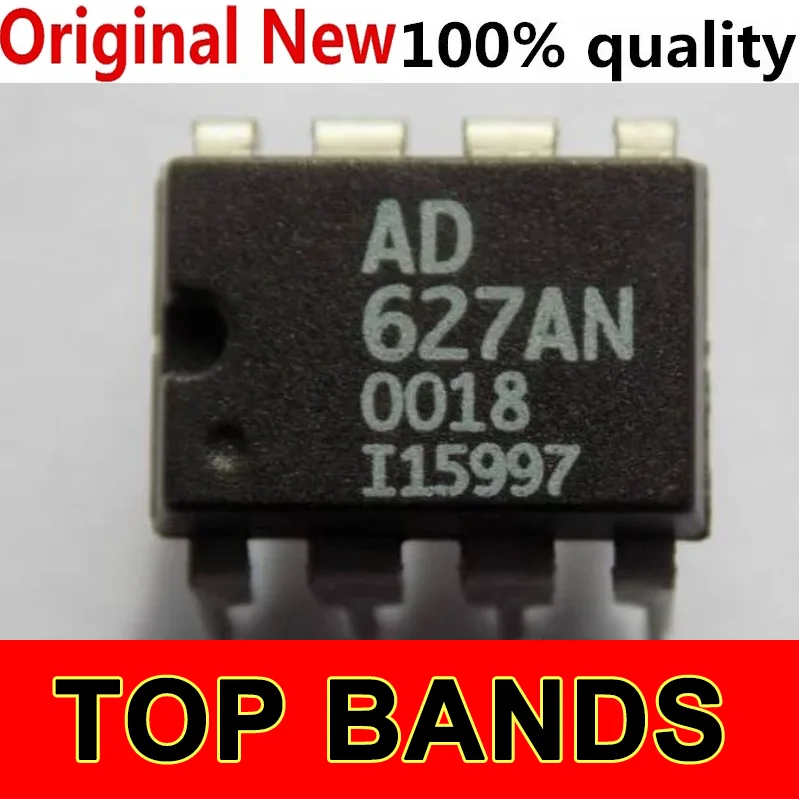 Nuevo Chipset IC Original, 2 piezas, AD627AN, AD627ANZ, DIP8, completamente empaquetado, nuevo y superventas