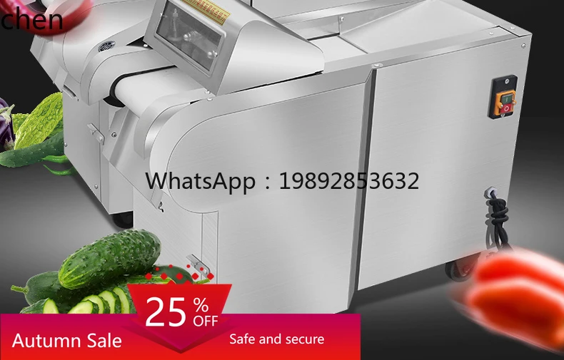 

electric vegetable cutter, automatic shredding, dicing, multi-functional cutting scallion and pepper machine