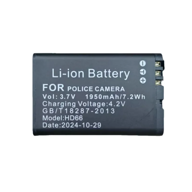 

Replacement battery for HD66 A7 enforcement