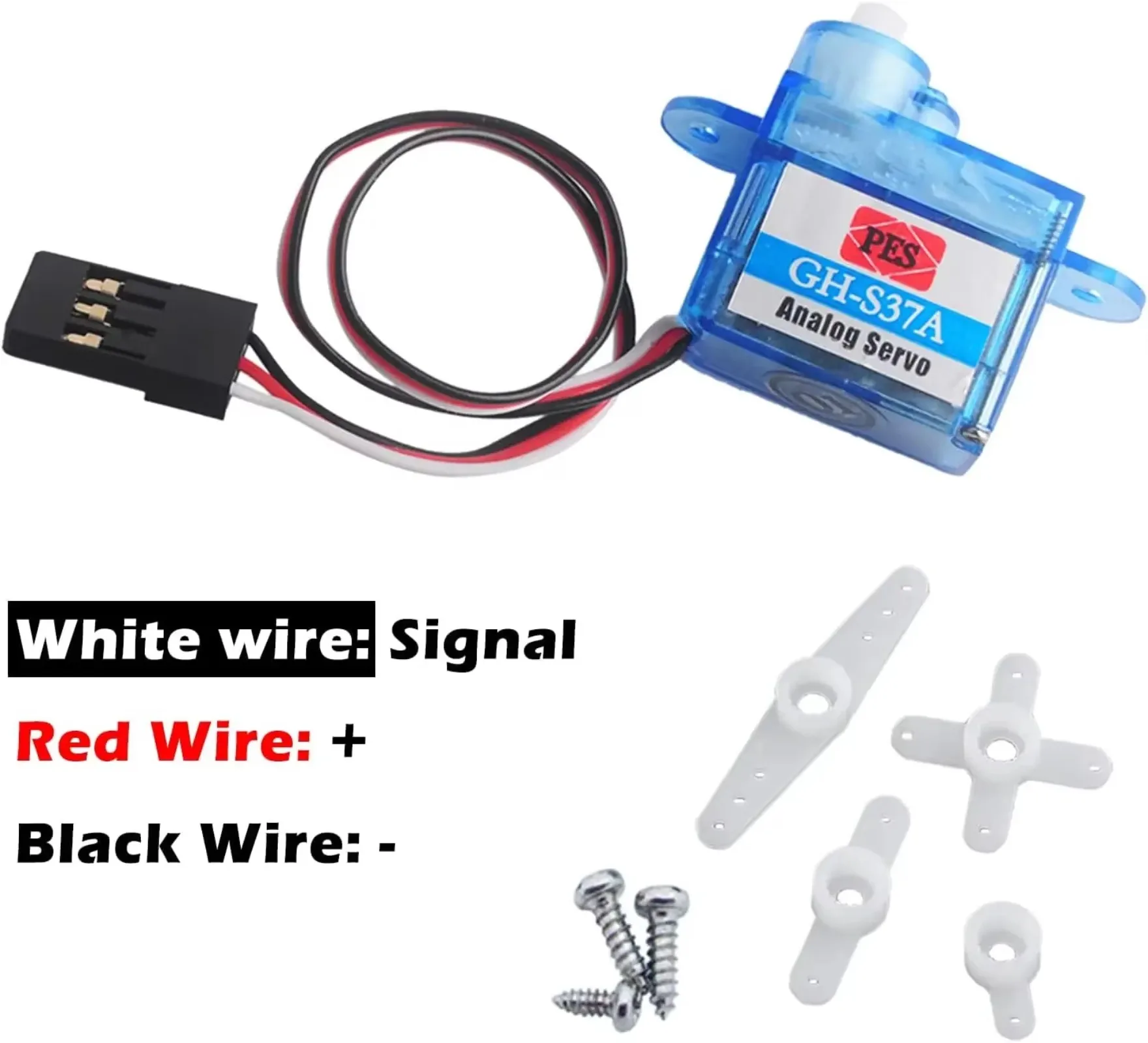 1/2/4 PCS GH-S37D 3.7g Super Light Digital Servo for RC Aircraft/Helicopter/Boat Flight Control