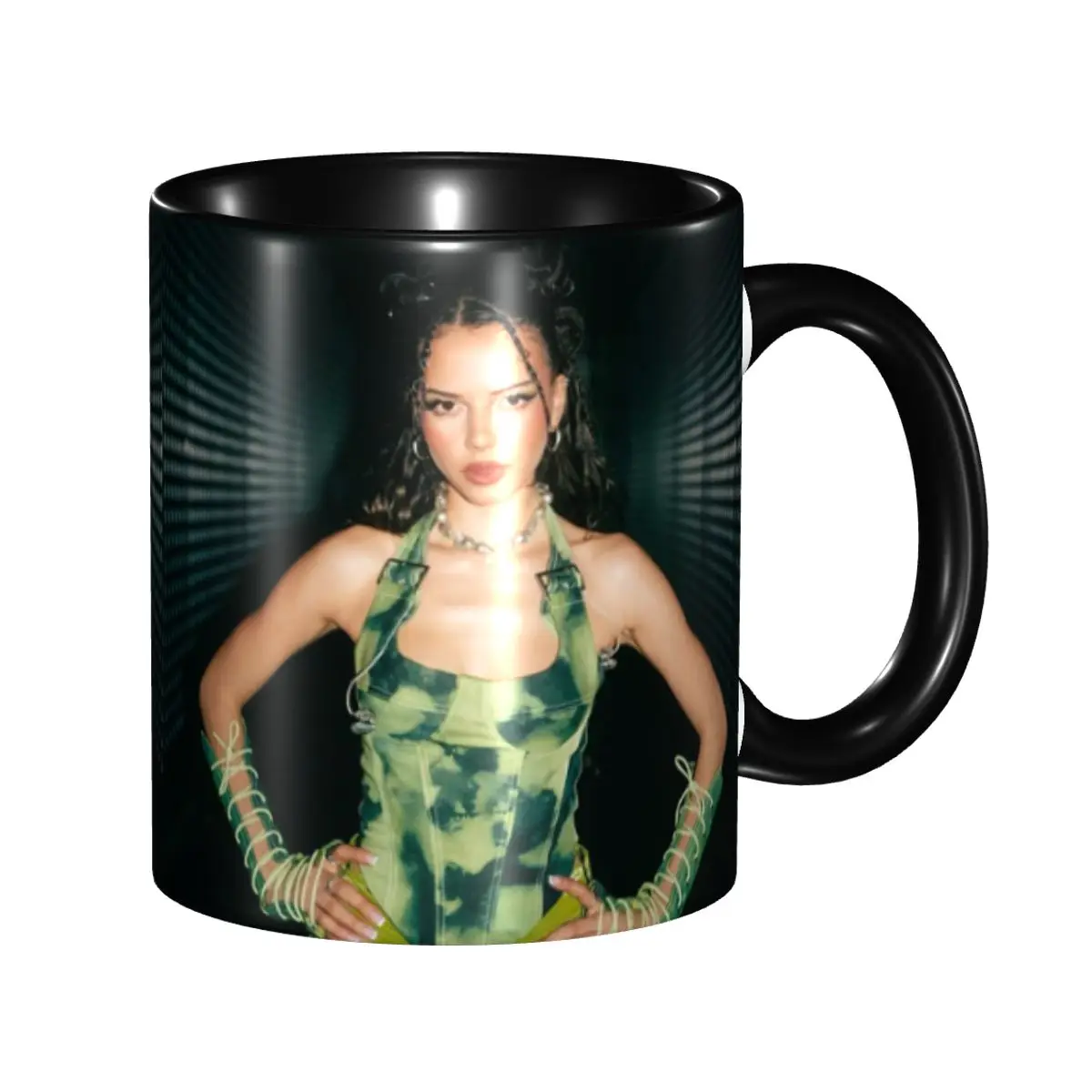 

German Singer Nina Chubas Mugs Custom Ceramic Coffee Mug Cup Creative Gift