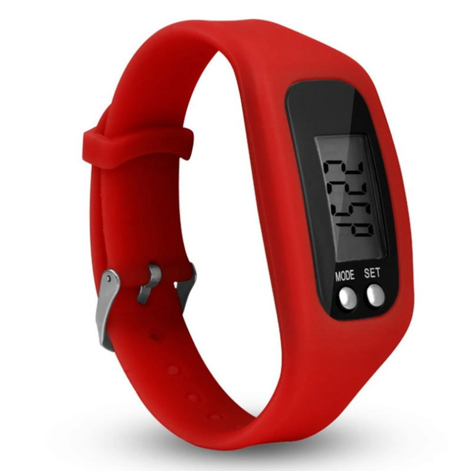 LCD Display Fitness Tracker Wrist Band - Simple Operation, Digital Step Counter