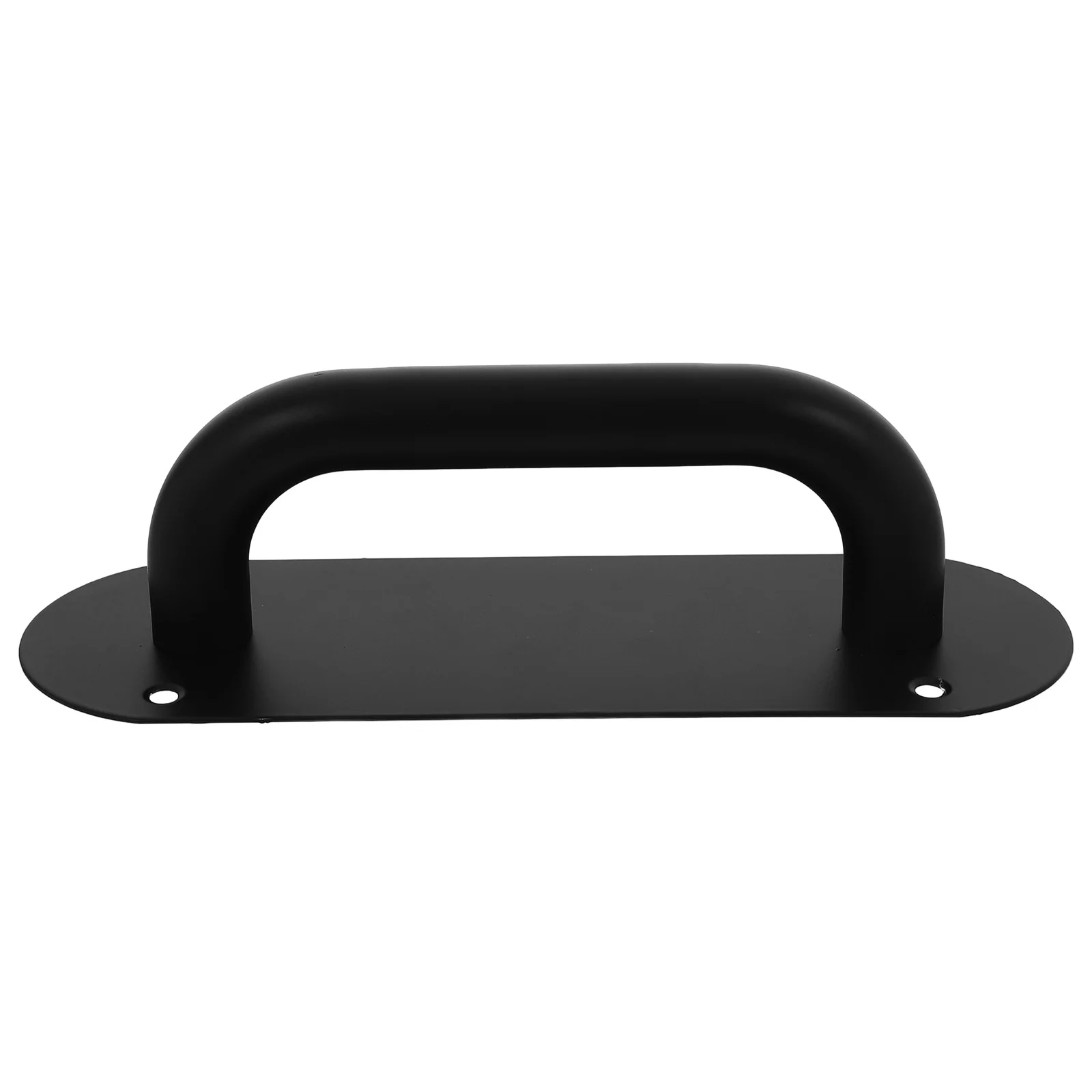 

Stainless Steel Oval Handle Pull Plate Heavy Duty Barn Handle For Kitchen Cabinet Fire Door Shed Sliding Glass Door Garage