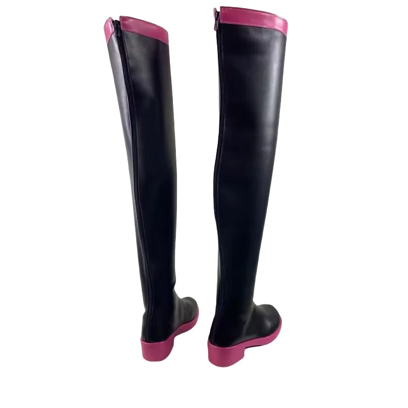 Anime Kasane Teto Mulheres Cosplay Sapatos Verde Rosa Cos Botas Custom Made