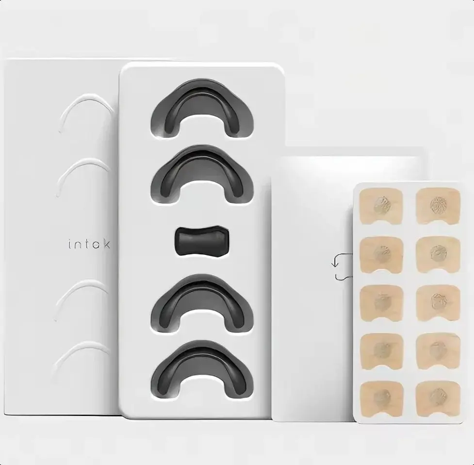 Skin Safe Nasal Strips,Nasal Dilator Intake Breathing Nasal Strip Starter Kit Boost Oxygen Reduce Snoring,Magnetic Nose Strips