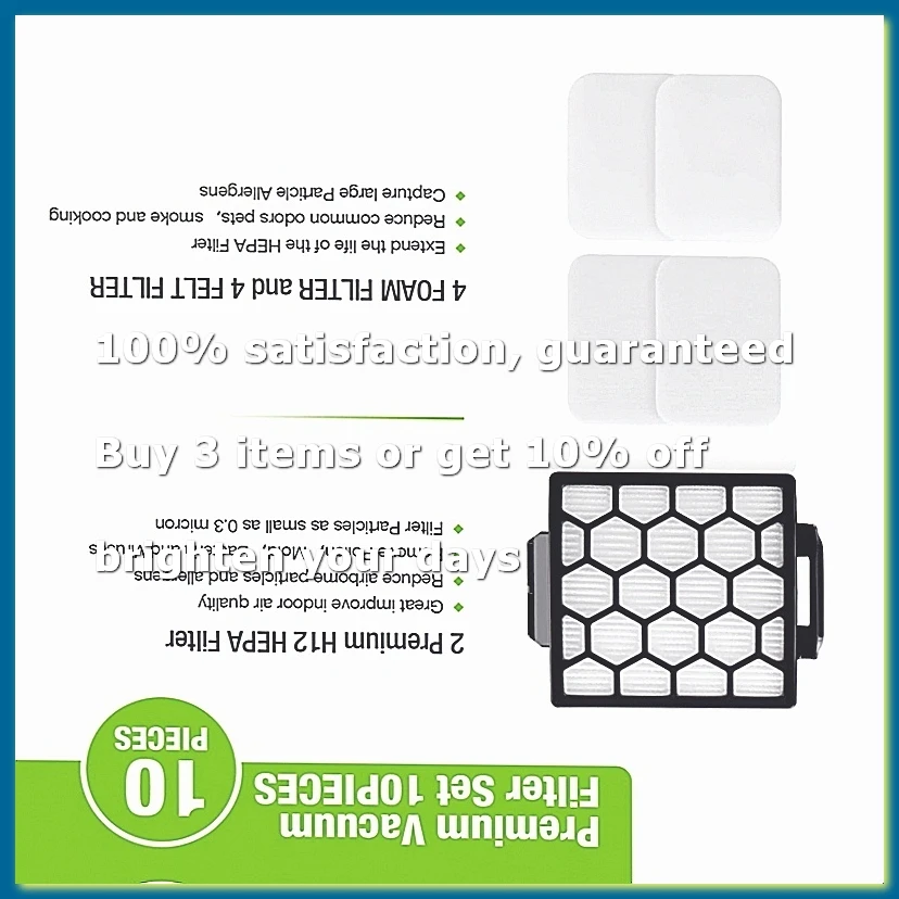For Navigator Pet Plus NV150 NV255 and Zero-M Self-Cleaning Brushroll ZU60 ZU62 Upright Vacuum Filter