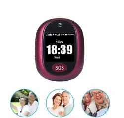 Rastreador GPS 4G colgante resistente al agua con valla Geo llamada SOS y correa de reloj