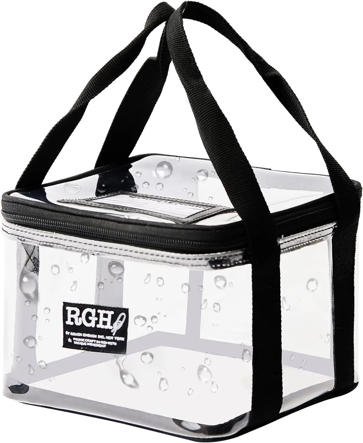 

Rough Enough Clear Cosmetic Bag Large Makeup Pouch for Purse Toiletry Organizer for Travel Women with Ykk Zipper