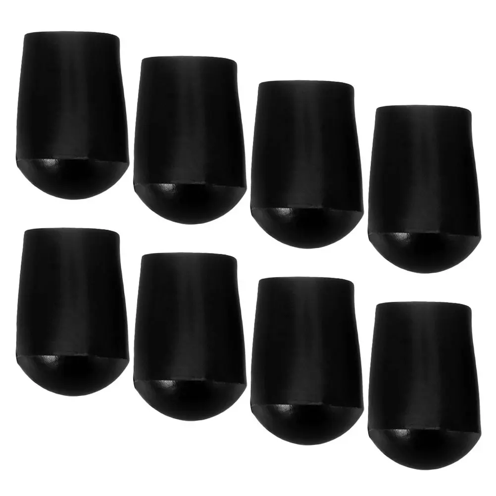 

8Pcs Cello Endpin Rubber Tip Pads Black Durable Anti-Slip Floor Protectors for Cello Bass Practice Accessories