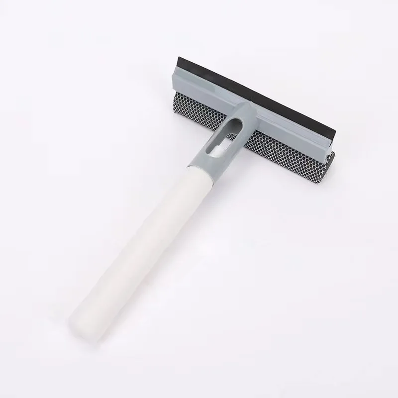 3 In 1 Window Cleaning Brush Glass Wiper for Bathroom Mirror Window With Spray Double-sided Window Cleaner Squeegee Wiper