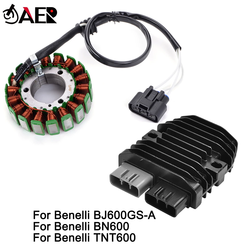 

Motorcycle Stator Coil + Regulator Rectifier for Benelli BN600 TNT600 BJ600GS-A BN TNT 600