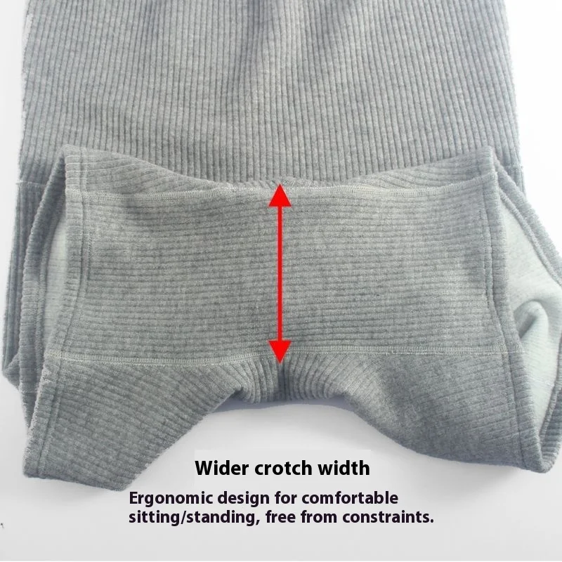 Hoge taille thermisch ondergoed heren katoenen stretch boxershorts winter warm lange been plus maat dikke fleece onderbroek comfortabel