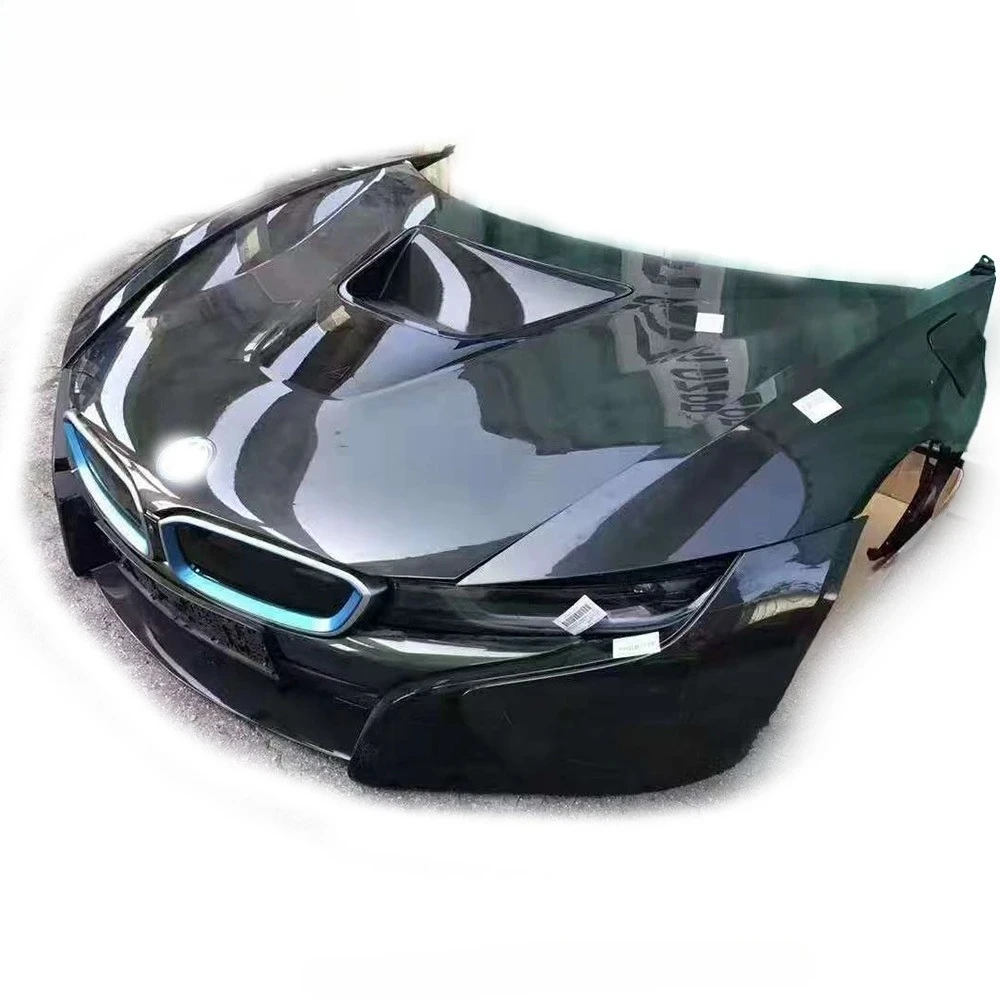 Profasstional  Front Bumper Assembly Fit for  I8 with Grille Radiator Support LED Headlight Sensor Lip for Replacement