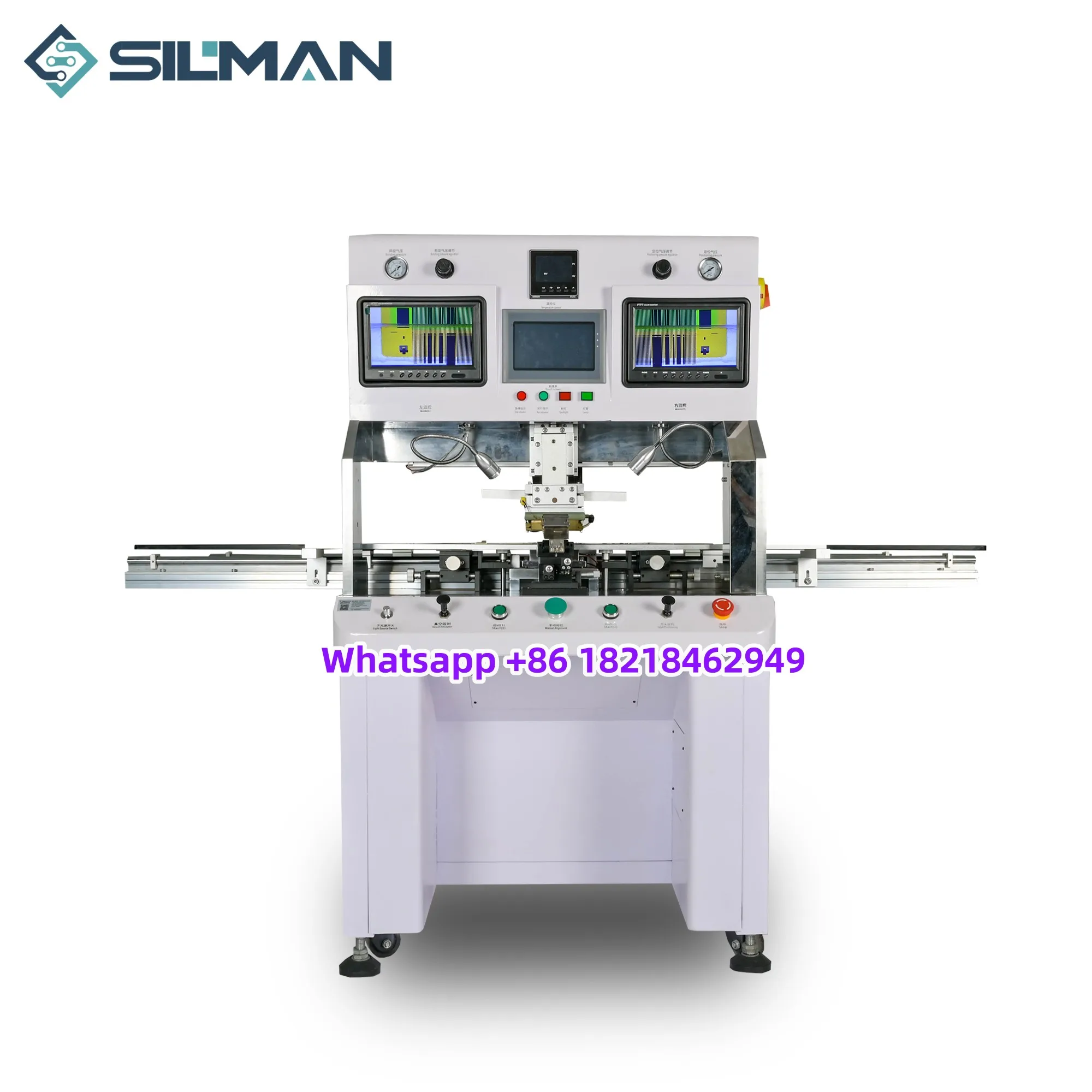 Silman ST-100SS COF ACF Bonding Machine LCD TV Screen Repair Device Single Head Tab IC COG FPC COF Bonding Machine