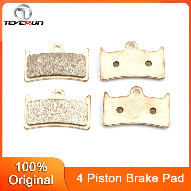 Pastillas de freno hidráulicas originales de cuatro pistones para versión 2024 Teverun Fighter Supreme 7260R/Ultra Scppter piezas de pastillas de freno de 4 pistones