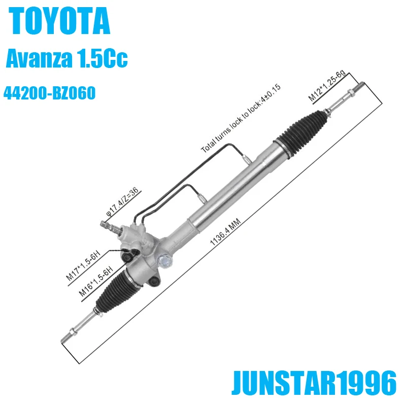 Avanza 1.5Cc Daihatsu FAW Sirius S80 44200-BZ060 RHD steering rack