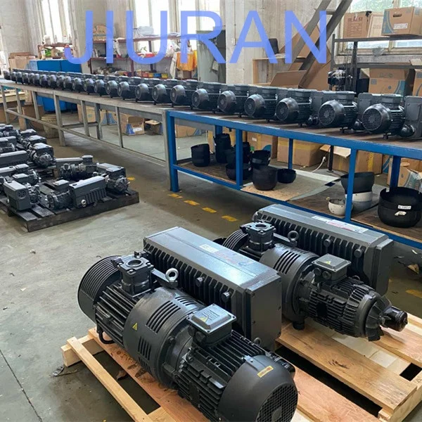 4hp 100m3/h VO100 X-100 XD-100 SV-100 Single Stage Vane Rotary ปั๊มสูญญากาศสําหรับบรรจุภัณฑ์เครื่อง