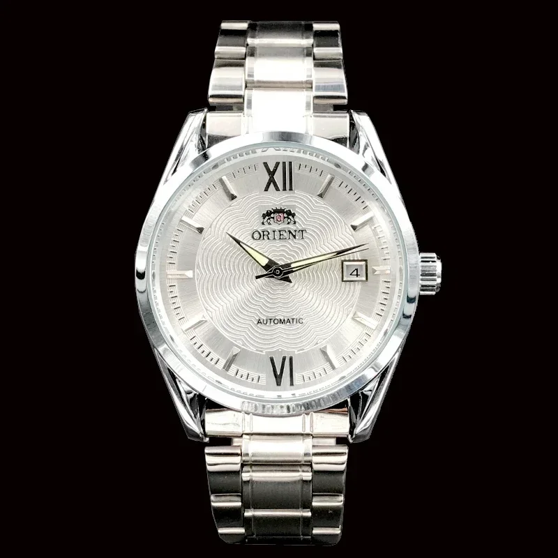 Orient Double Lion klassieke horlogeserie goudkleurig roestvrij staal automatisch mechanisch polshorloge gloednieuw top herenhorloge