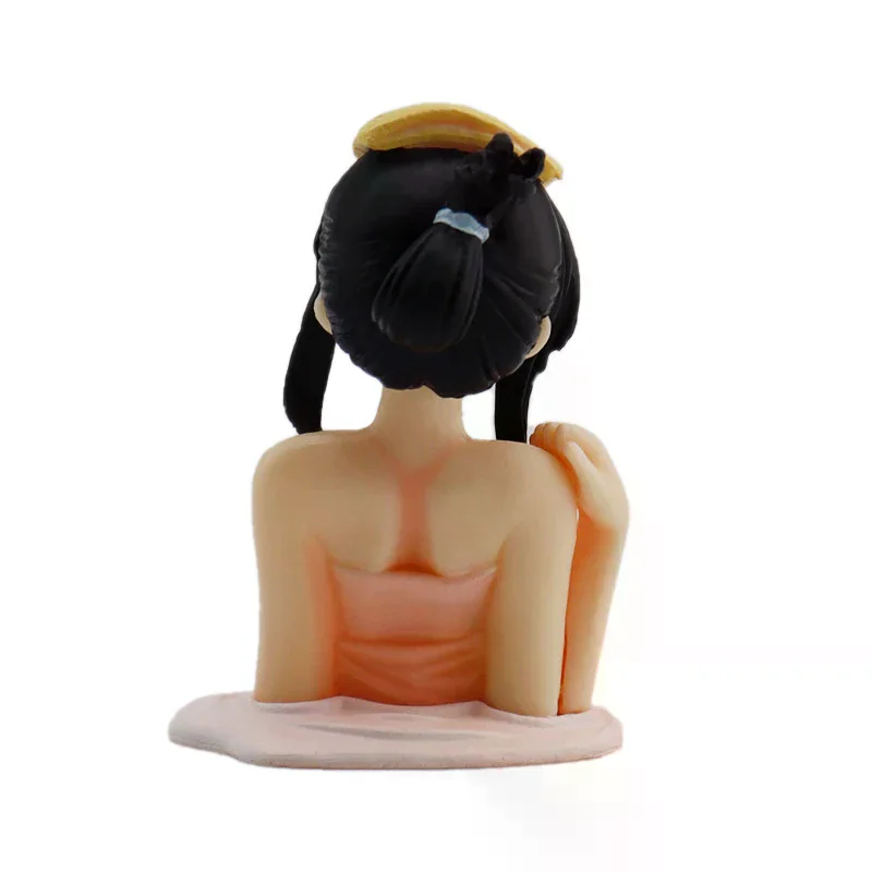 Cute Chest Shaking Girls Car Ornaments Car Fragrance Pendant Set Car Decoration