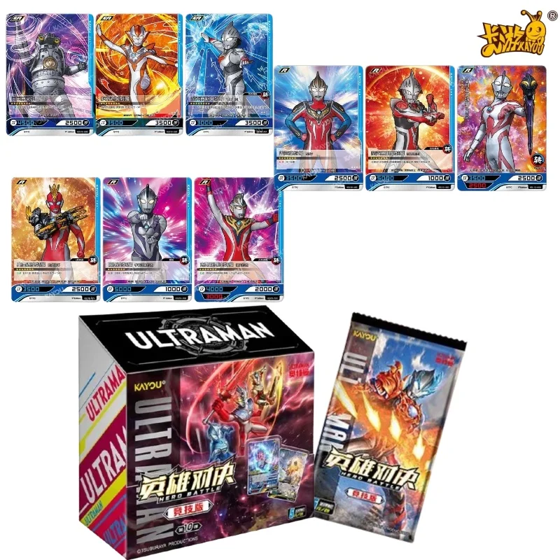KAYOU Ultraman Hero Battle Competitive Ver10Trading Cards Dark Enemy Series Limited Foil Holographic Collectible Blind Box Cards