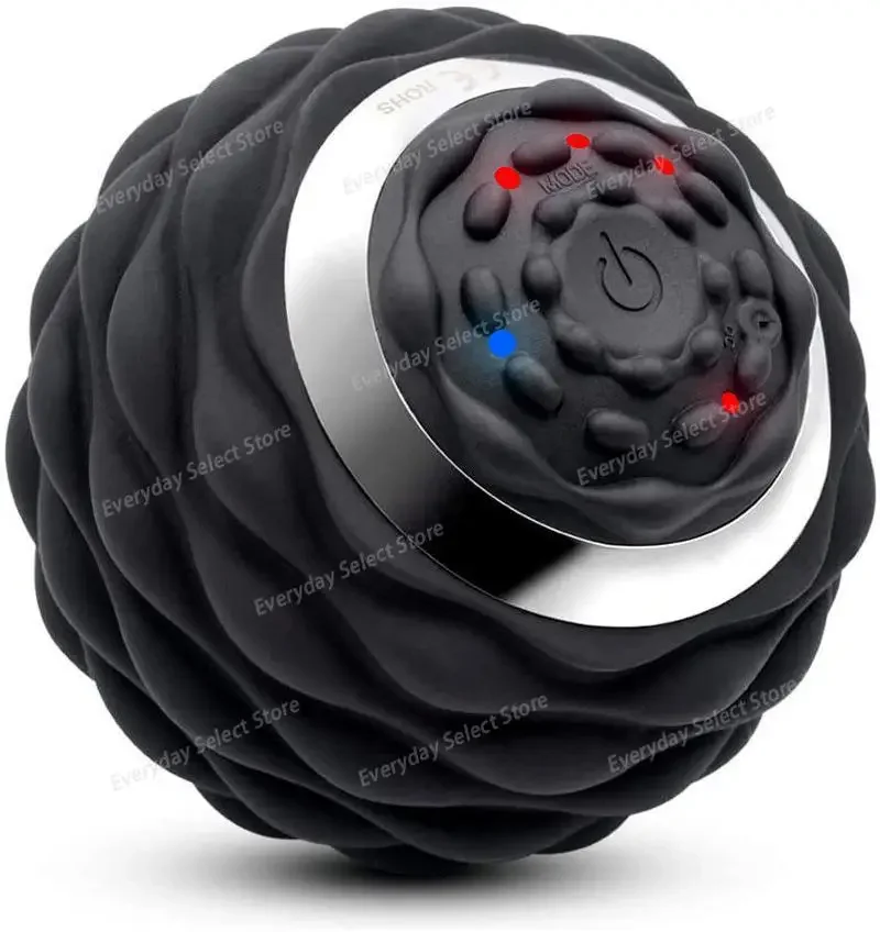 Hot‑selling Electric Vibrating Fascia Massage Ball, Deep Muscle Tissue Relaxation Ball for Yoga & Plantar Foot Balance Training