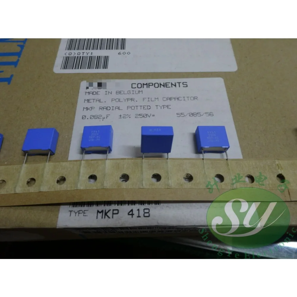 

20PCS MKP418 0.082uf/250v 82nf replaces 0.1uf 100nf 104 brand-new 10mm high-precision film capacitor