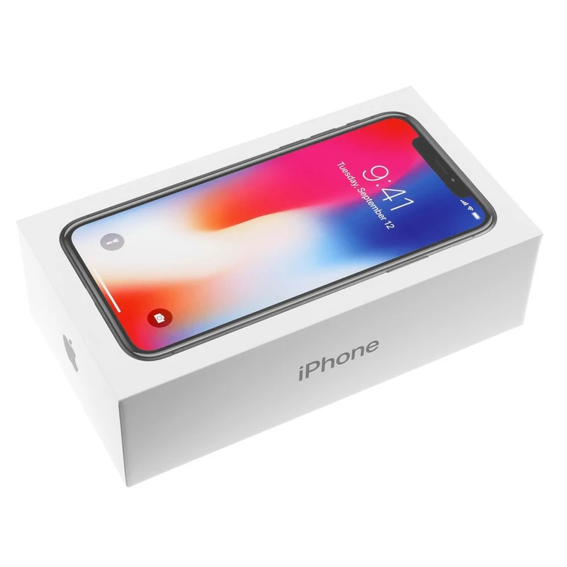 هاتف Apple iPhone X 3GB RAM الأصلي 64GB 256GB ROM Face ID 5.8 "iOS Hexa core 12.0MP كاميرا خلفية مزدوجة غير مقفلة 4G LTE هاتف محمول