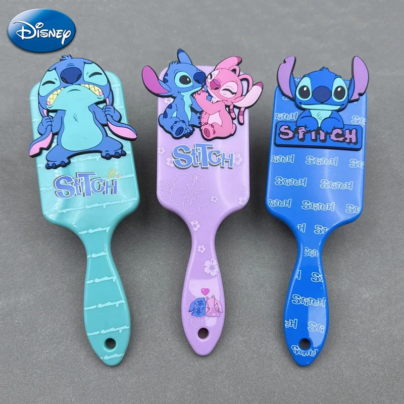 Disney Anime Stitch Combs Kawaii Cartoon Air Cushion Massage Comb Girl Hair Brush Haircare Smoothing Comb Party DIY Decorations