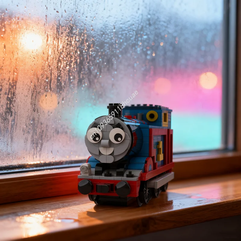 

684 шт. MOC Thomas the Tank Engine City Trainsed Модель Строительные блоки Рождественский подарок Строительные игрушки DIY креативный кирпич для детей