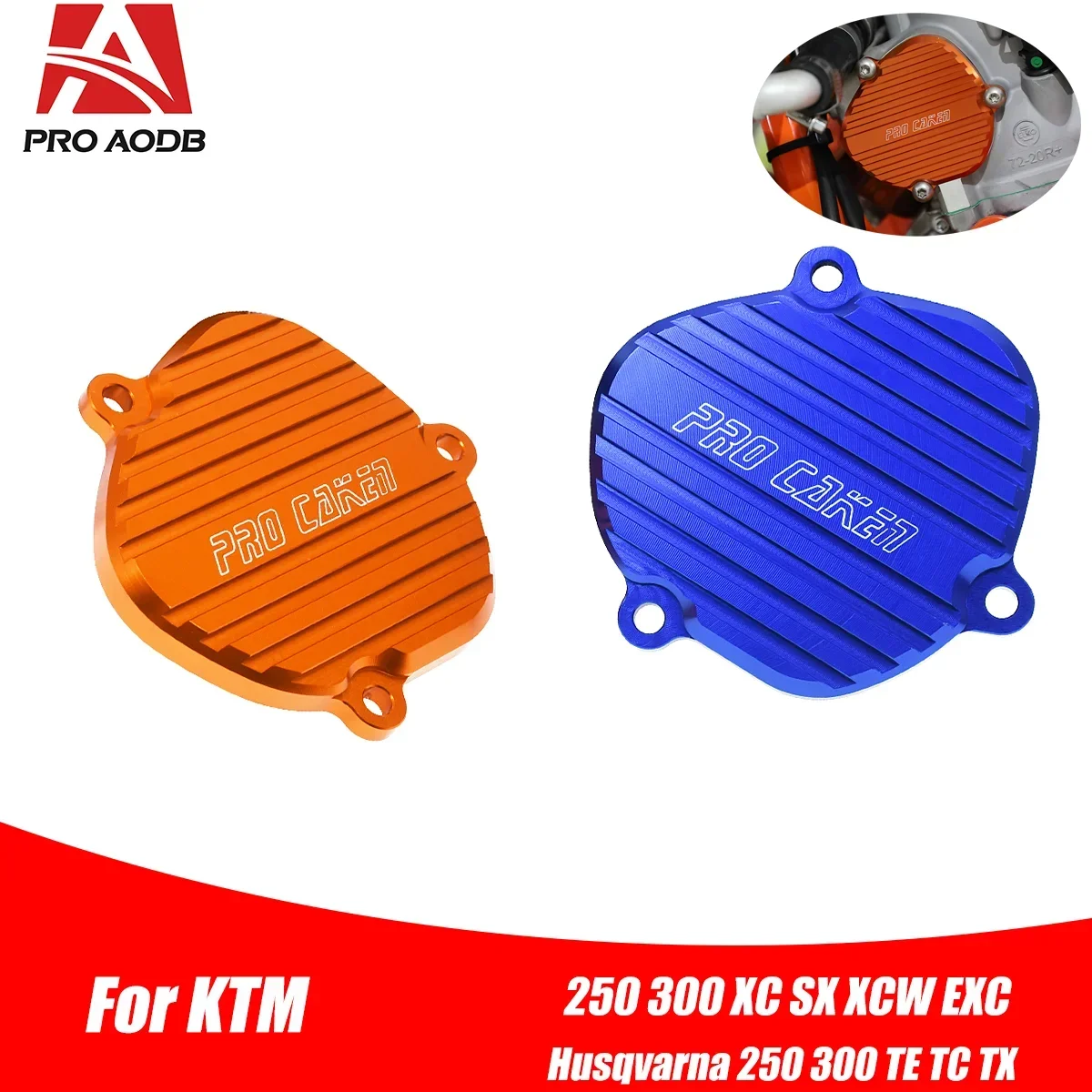Motocross Left Exhaust Power Valve Control Cover For KTM 250 300 XC SX XC-W EXC Six Days TPI For Husqvarna TE TC TX 2009-2021