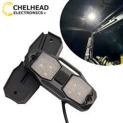 Luci a Led universali per montaggio su Roll Bar con interruttore cabina interna Dome Map luce di lettura per Kawasaki Polaris Can Am Truck UTV ATV