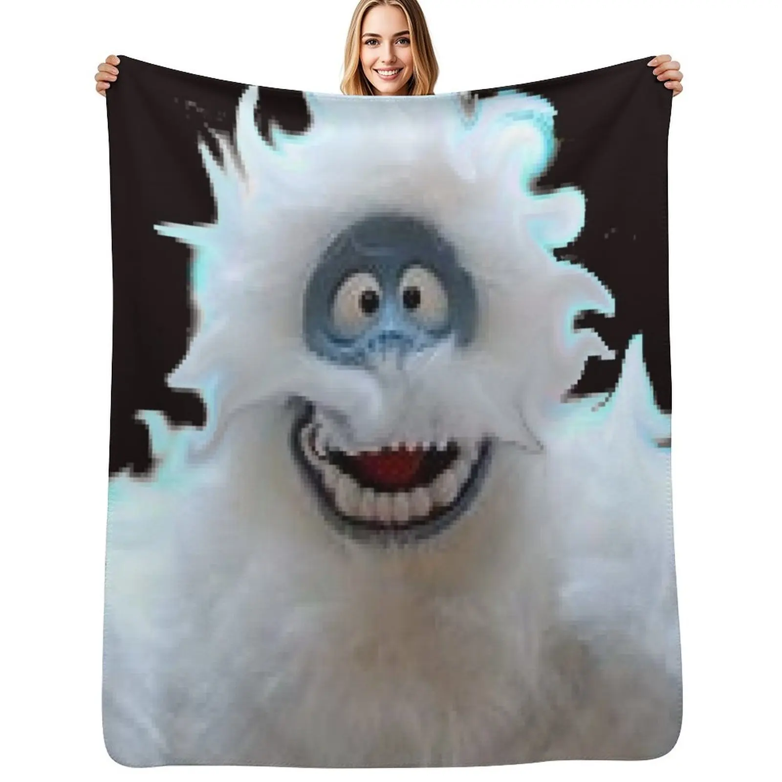 THE Abominable snowman Throw Blanket Blankets For Sofas Custom Hair Hairy Bed covers Plaid Blankets