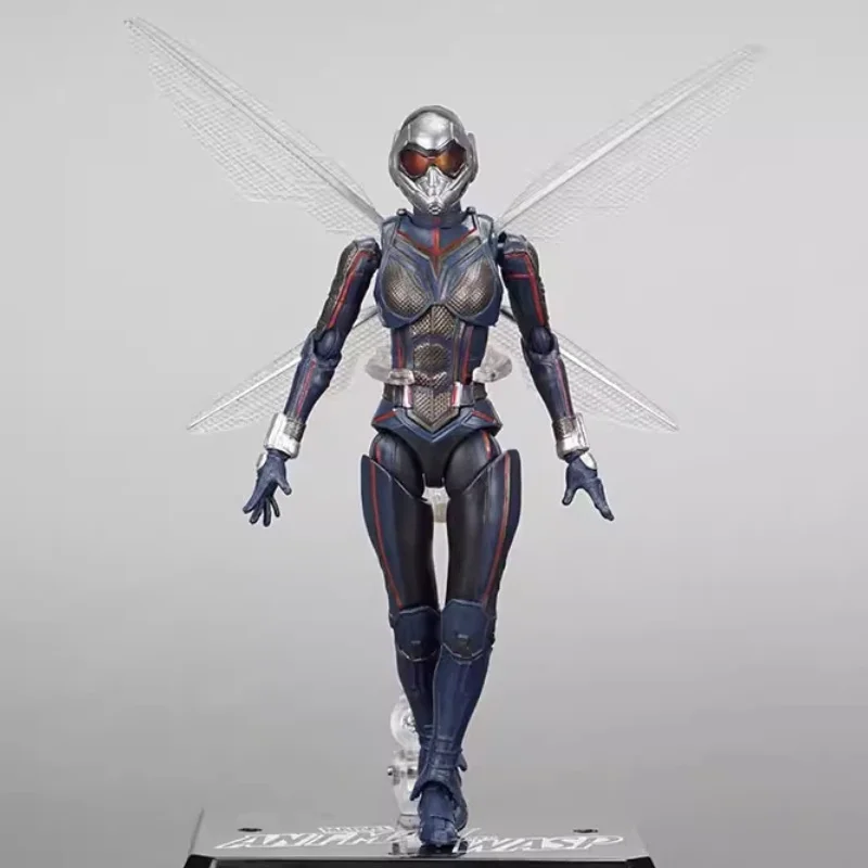 

SHF Wasp Action Figure Avengers 4 Endgame Articulated Collectible Model Display Statue For Marvel Movie Fans And Toy Collectors