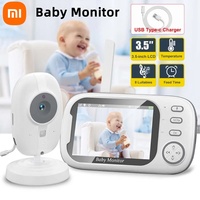 Xiaomi 4K HD Video Baby Monitor Night Vision Security Cam 2.4g Mom Kid Audio Talk Video Surveillance Cam With Temperature